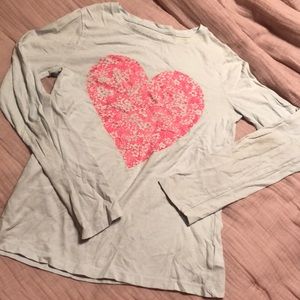 Gap Girls blue long sleeve shirt - Size XL (12)